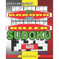 Very large font. Big Kakuro and Killer Sudoku hard levels.: Book for adults.