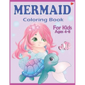 Mermaid Coloring Book for Kids Ages 4-8: Easy and Cute Mermaids Underwater Illustrations for girls and boys ready to color