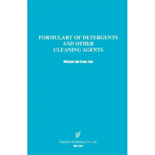 Formulary of Detergents & Other Cleaning Agents
