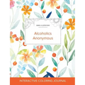 Adult Coloring Journal: Alcoholics Anonymous (Animal Illustrations, Springtime Floral)