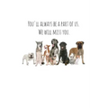 You'll always be a part of us. We will miss you.: Perfect goodbye gift for coworker that is leaving / going away gift for your co worker, boss, manage