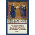 Commentary for Benedictine Oblates: On the Rule of St. Benedict