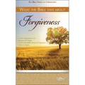 What the Bible Says about Forgiveness