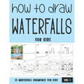 How to Draw Waterfalls for Kids