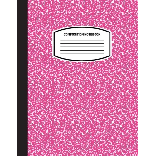 Classic Composition Notebook: (8.5x11) Wide Ruled Lined Paper Notebook Journal (Pink) (Notebook for Kids, Teens, Students, Adults) Back to School and