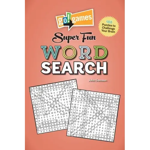 Go!games Super Fun Word Search: 188 Puzzles to Challenge Your Brain