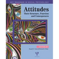 Attitudes: Their Structure, Function and Consequences