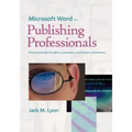 Microsoft Word for Publishing Professionals