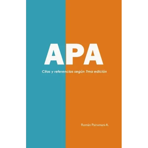 APA: Guía de citas y referencias bibliográficas