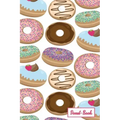 Donut-Book: Multi colored donut print