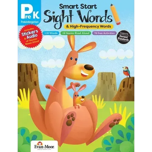 Smart Start: Sight Words & High-Frequency Words, Prek Workbook