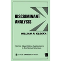 Discriminant Analysis