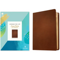 NLT Courage for Life Study Bible for Women, Filament Enabled (Genuine Leather, Brown)