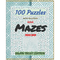 Adult Mazes Puzzle Book 100 Puzzles with solutions: Brain Trust Edition