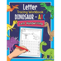 Letter Tracing Workbook Dinosaur - ABC Left Handwriting: Dino Practice Book for Left-Handed Preschoolers - Essential Writing Skills for Kindergarten a