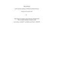 The Annals of the American Academy of Political and Social Science: The State of Unequal Educational Opportunity: The Coleman Report Fifty Years Later