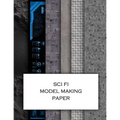 Sci Fi Model Making Paper: Science fiction minatures textured paper for decorating models, spaceships, landscapes and dollhouses. Beautiful sets