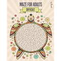 Maze for Adults Difficult: Maze puzzle book for adults - 150 Difficult Mazes and Labyrinth - Big book of mazes for adults - Can you escape the maze?