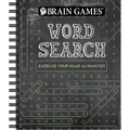 Brain Games - Word Search (Chalkboard #1): Exercise Your Mind in Minutes Volume 1