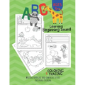 ABC Letter Learning Beginning Sound, Coloring and Writing: workbook for Pre K, Kindergarten and Kids Ages 3-6 activity books
