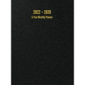 2022 - 2026 5-Year Monthly Planner: 60-Month Calendar (Black) - Large