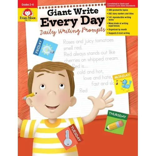 Giant Write Every Day: Daily Writing Prompts, Grade 2 - 6 Teacher Resource