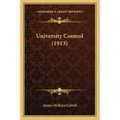 University Control (1913)