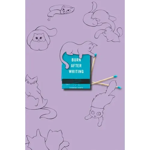 Burn After Writing (Purple with Cats)