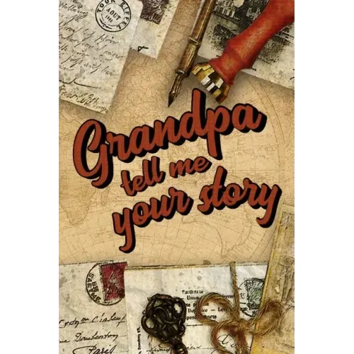Grandpa Tell Me Your Story: Book to be completed by your Grandfather - More than 80 questions to find out about his life - Space to write, paste p