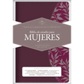 Rvr 1960 Biblia de Estudio Para Mujeres, Vino Tinto/Fucsia Símil Piel
