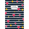 Valentine's Hearts Dot Grid Bullet Journal: Dot Grid Bullet Journal Notebook - Bullet Planner, Dot Journal, Dotted Paper for Writing Diary, Notes, Ske