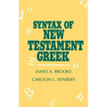 Syntax of New Testament Greek