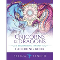 Unicorns and Dragons - Enchanting Fantasy Coloring Book