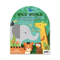 Coloring Book with Stickers Wild World