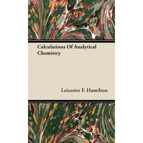 Calculations of Analytical Chemistry