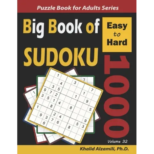 Big Book of Sudoku: 1000 Easy to Hard Puzzles