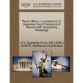 Taylor (Billy) V. Louisiana U.S. Supreme Court Transcript of Record with Supporting Pleadings