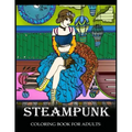 Steampunk Coloring Book for Adults: Women Steampunk Fashion Design