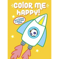 Color Me Happy! (Yellow): With Shiny Outlines to Guide Little Hands