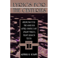 Lyrics for the Centuries: Sermons for the Sundays After Pentecost (First Third), First Lesson Texts: Cycle B