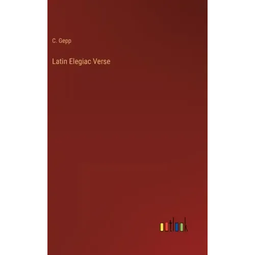 Latin Elegiac Verse