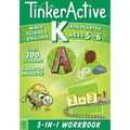 Tinkeractive Kindergarten 3-In-1 Workbook: Math, Science, English Language Arts