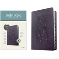 KJV Thinline Reference Bible, Filament Enabled (Leatherlike, Floral Frame Purple, Indexed, Red Letter)