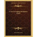 A List Of Angling Bookplates (1916)