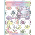 Unicorns and Butterflies Coloring Book: with Patterns