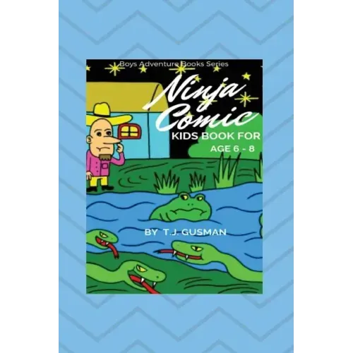 Ninja Comic Kids Book For Age 6 - 8