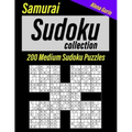 Samurai Sudoku Collection: Book for Adults, 200 Medium Sudoku Puzzles for Intermediate