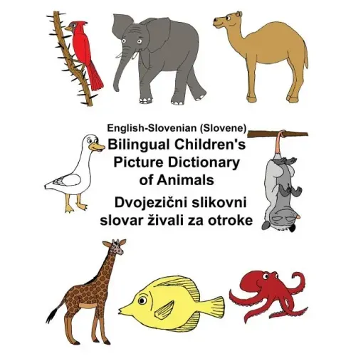 English-Slovenian (Slovene) Bilingual Children's Picture Dictionary of Animals