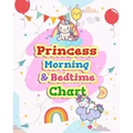 Princess Morning & Bedtime Chart: Girl Routine Checklist Kids Can Keep Track of Their Daily Routine