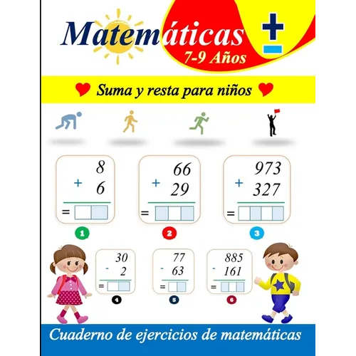 Practica suma y resta para niños: Libro de 180 Problemas Práctica de Matemáticas (con respuestas)